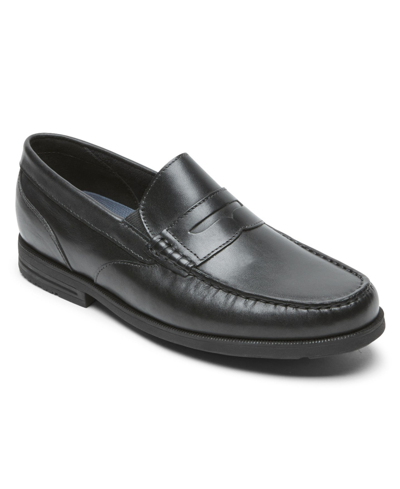 Rockport Men's Preston Penny Shoes In Black