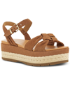 Ugg Women's Neusch Platform Sandals In Chestnut Suede