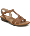 Soul Naturalizer Summer Ankle Strap Sandals Women's Shoes In Toffee Faux Leather