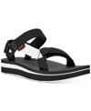 Teva Women's Midform Universal Sandals Women's Shoes In Black/ Bright White