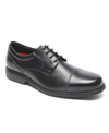 Rockport Men's Essential Details Water-resistance Captoe Shoes In Black