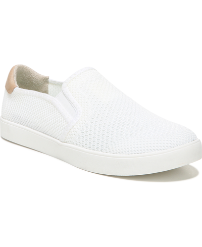 Dr. Scholl's Women's Time Off Slip On Platform Sneakers In White Faux Leather