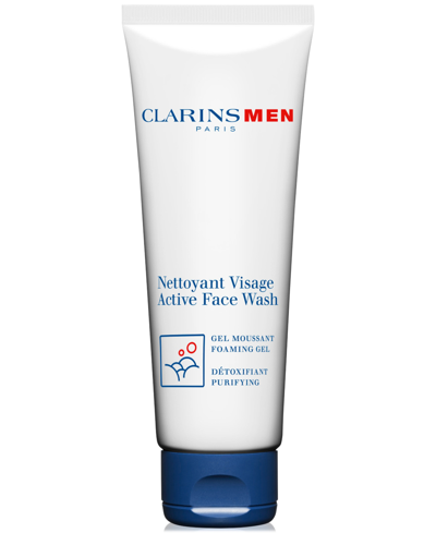 Clarins Men Active Face Wash Foaming Gel Cleanser, 4.4 Oz.