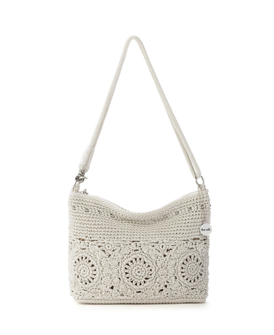 The Sak Women's Lumi Crochet Crossbody Bag In Natural Fan