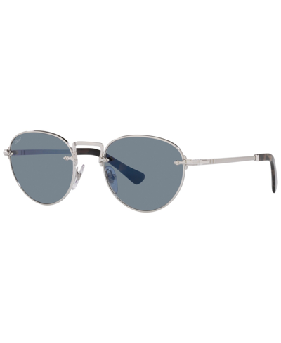 Persol Unisex Sunglasses, Po2491s 51 In Silver-tone