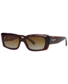 Vogue Eyewear Hailey Bieber X  Women's Polarized Sunglasses, Vo5440s In Dark Havana