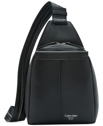 Calvin Klein Myra Backpack In Black,silver