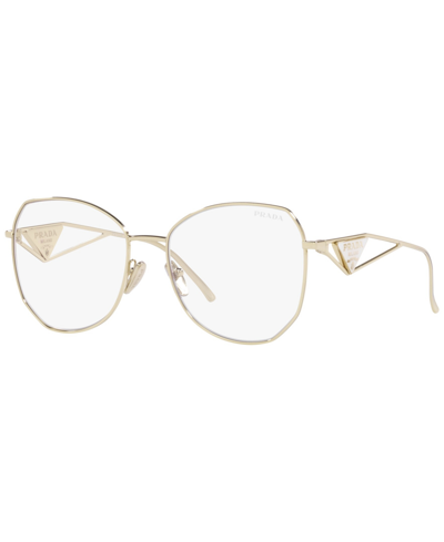 Prada Woman Sunglasses Pr 57ys In Pale Gold-tone