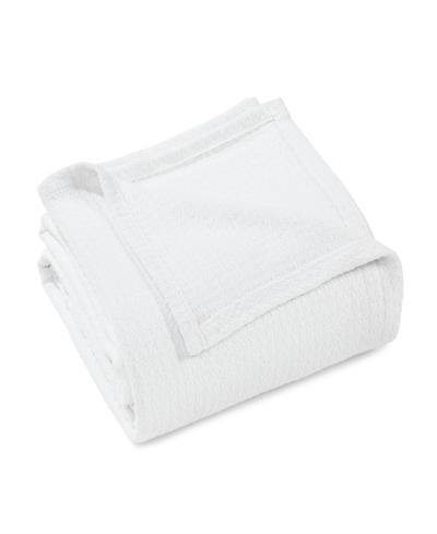 Superior Ultra-soft Textured Weave Blanket, Full/queen In White