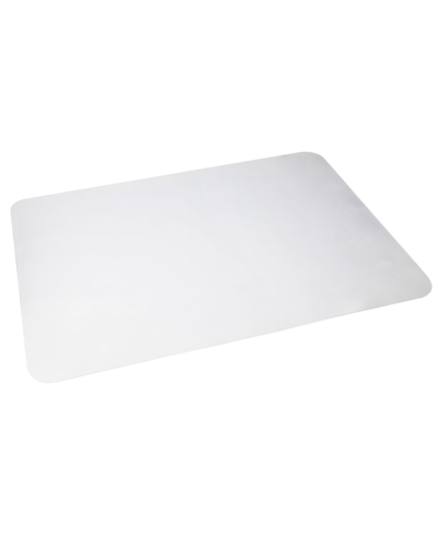 Mind Reader Floor Protection Mat, Office Pad For Rolling Chairs, Rectangular Shape, Designed For Hard Surfaces O In Clear