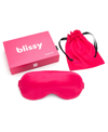 Blissy Silk Sleep Mask In Hibiscus