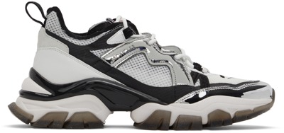Moncler White Leave No Trace Sneakers In Multi