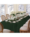 Elrene Denley Stripe Tablecloth, 52" X 70" In Hunter