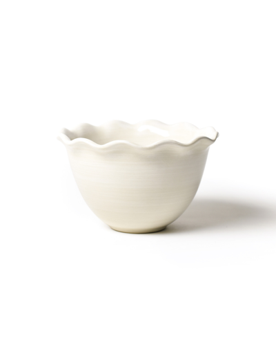 Coton Colors Signature White Ruffle Bowl - 6"