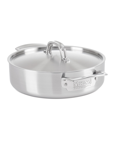 Viking Professional 5-ply Stainless Steel 3.4qt Casserole Pan In Silver