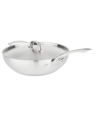 Viking Pro 5 Ply 12" Chef's Pan In Silver