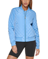 Levi's Diamond Quilted Bomber Jacket In Blue