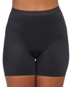 Spanx Womens Very Black Thinstincts® 2.0 High-rise Stretch-satin Shorts Xxl In Very Black