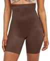 Spanx Thinstincts 2.0 High-waisted Mid-thigh Short In Chestnut Brown