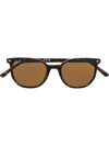 Ray Ban Elliot Wayfarer-frame Sunglasses In Braun
