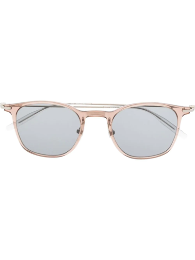 Montblanc Rectangle-frame Glasses In Nude