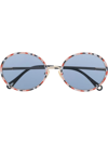 CHLOÉ VITTO ROUND-FRAME SUNGLASSES