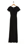 LOVE BY DESIGN LOVE BY DESIGN ANJELINA SLINKY CUTOUT MAXI DRESS