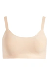 Commando Butter Soft Support Backclosure Bralette In Beige