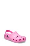 Crocs Kids' Classic Clog Sandal In Pink