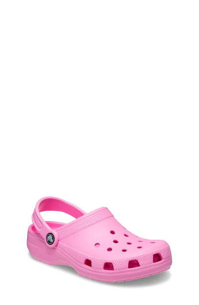 Crocs Kids' Classic Clog Sandal In Pink