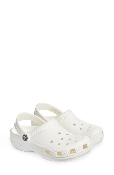 Crocs Big Kids Classic Clogs From Finish Line In White/white