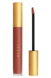 Gucci Transfer-proof Matte Liquid Lipstick 505 Janet Rust