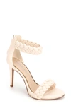 KENNETH COLE NEW YORK BROOKE BRAIDED ANKLE STRAP SANDAL