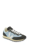 Veja Rio Branco Leather And Rubber-trimmed Alveomesh And Suede Sneakers In Blue