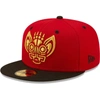 NEW ERA NEW ERA RED/BLACK MURCIÉLAGOS DE LOUISVILLE COPA DE LA DIVERSION 59FIFTY FITTED HAT