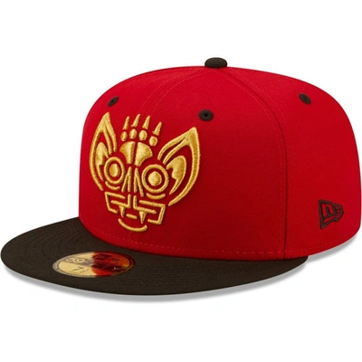 New Era Louisville Bats 2020 Copa De La Diversion 59fifty-fitted Cap In Red,black