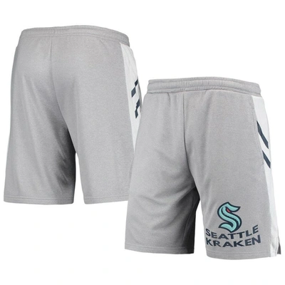 Concepts Sport Gray Seattle Kraken Stature Jam Shorts