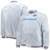Mitchell & Ness Men's  White Big And Tall 1997 Nba All-star Game Hardwood Classics Satin Full-snap Ja In White