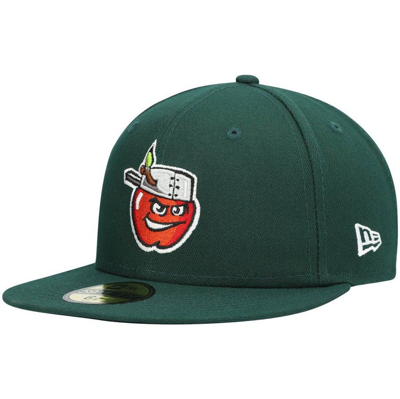 New Era Green Fort Wayne Tincaps Home Authentic Collection 59fifty Fitted Hat