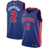 Nike Detroit Pistons Icon Edition 2022/23  Men's Dri-fit Nba Swingman Jersey In Blue