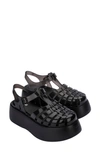 Melissa Possession Plato Platform Jelly Sandal In Black