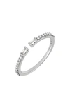 BONY LEVY BONY LEVY GATSBY DIAMOND CUFF BAND RING