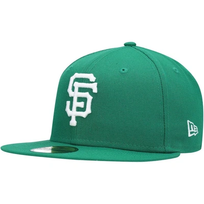 New Era Kelly Green San Francisco Giants White Logo 59fifty Fitted Hat
