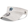 New Era Gray Miami Marlins Distinct Visor In Gray
