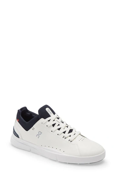 On The Roger Advantage Tennis Sneaker In White,midnight
