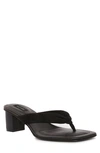 Natori Bay Metallic Thong Sandals In Black