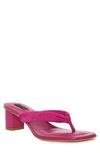 Natori Bay Metallic Thong Sandals In Dragon Fruit