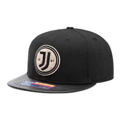 Fan Ink Black Juventus Swatch Snapback Hat