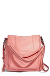 Aimee Kestenberg All For Love Convertible Leather Shoulder Bag In Pink Peach