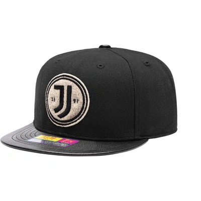 Fan Ink Black Juventus Swatch Fitted Hat